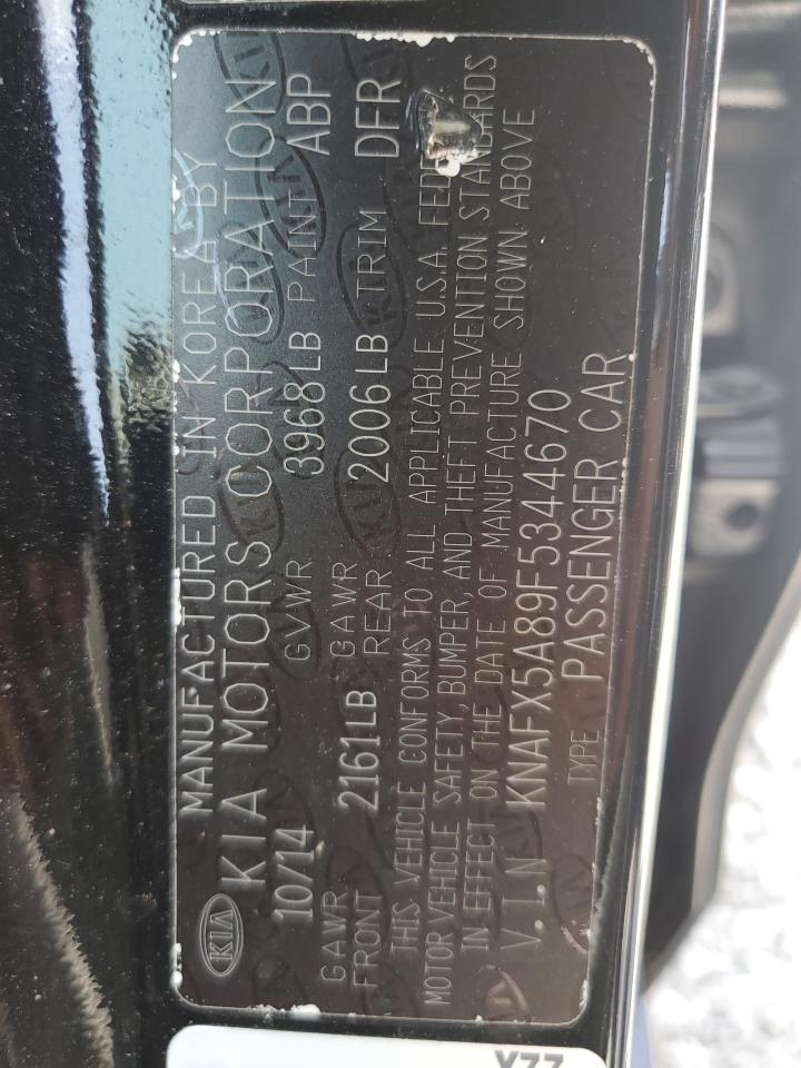 2015 Kia Forte Ex VIN: KNAFX5A89F5344670 Lot: 59405894