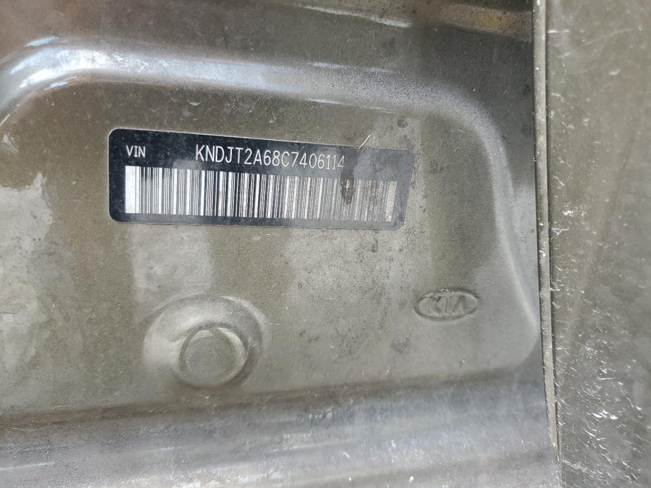 2012 Kia Soul + VIN: KNDJT2A68C7406114 Lot: 71420964