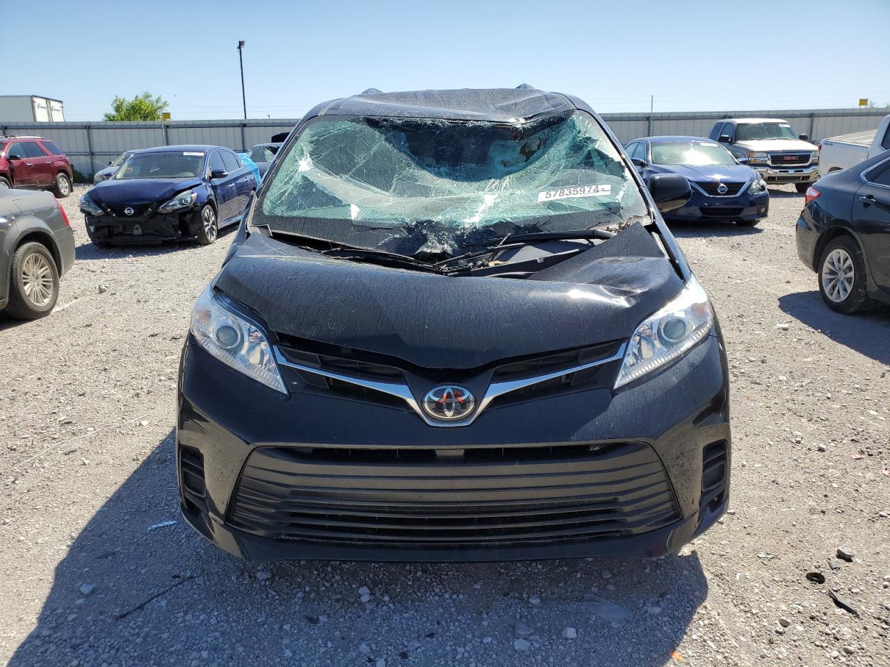 2020 Toyota Sienna Le VIN: 5TDKZ3DC7LS060167 Lot: 57835974