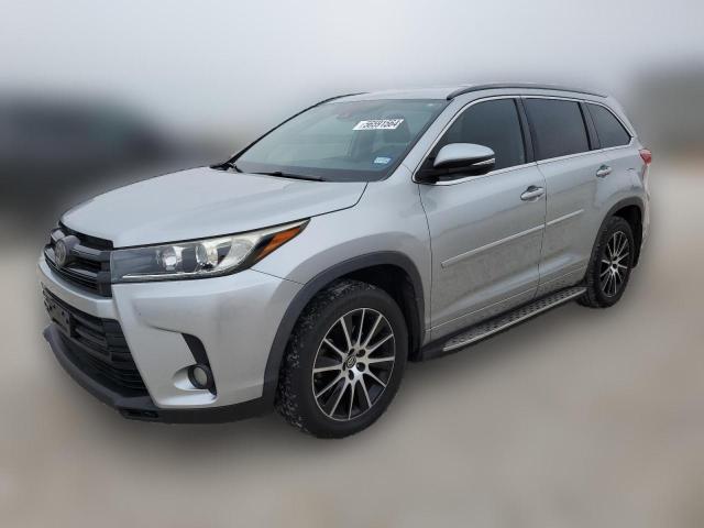  TOYOTA HIGHLANDER 2018 Серебристый