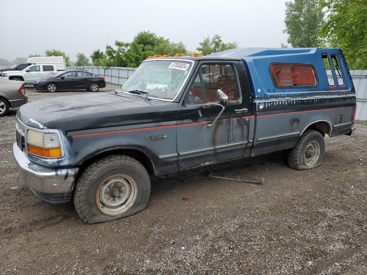 1993 Ford F250 VIN: 2FTHF25M4PCA65655 Lot: 57053024