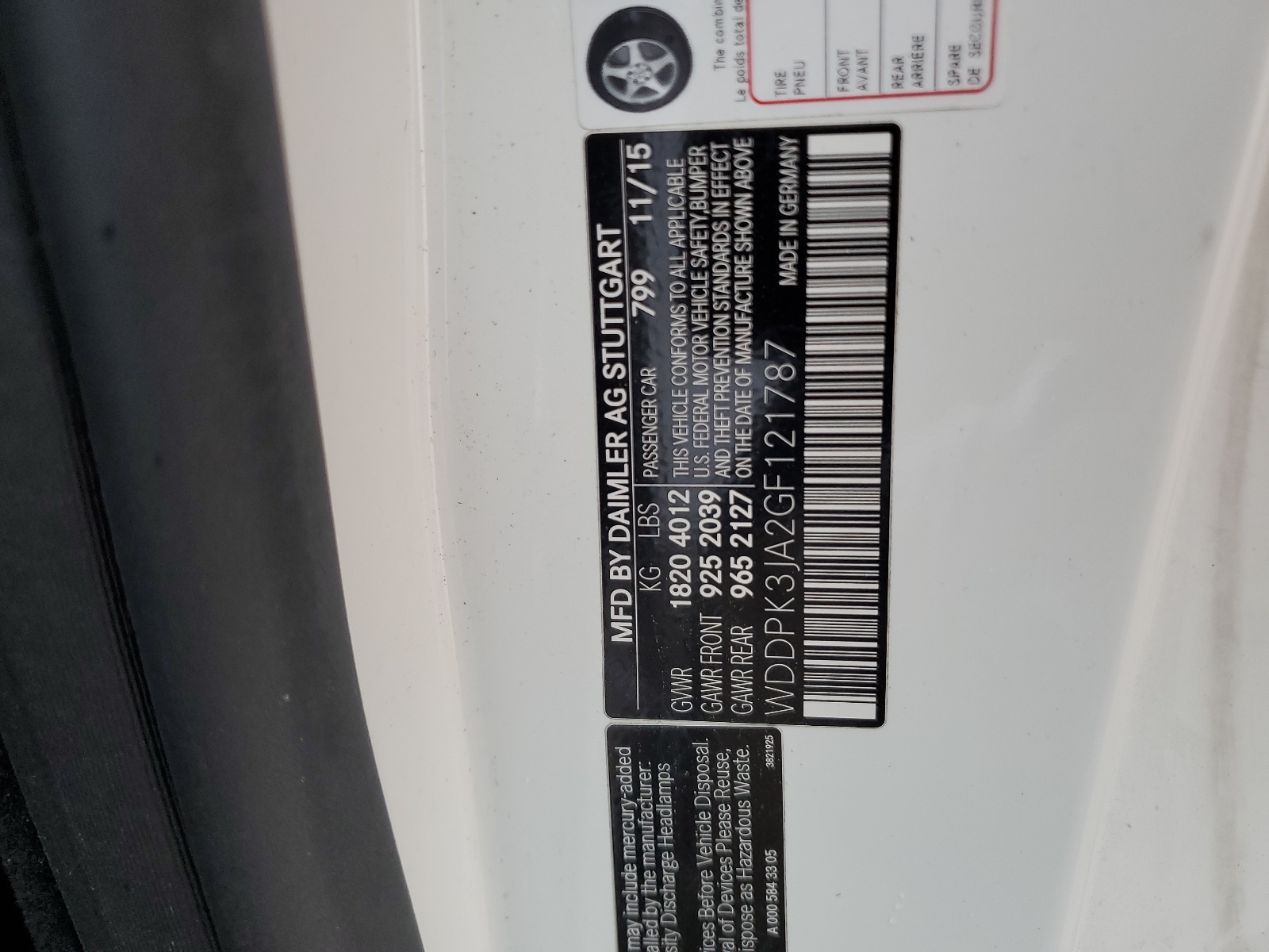 WDDPK3JA2GF121787 2016 Mercedes-Benz Slk 300