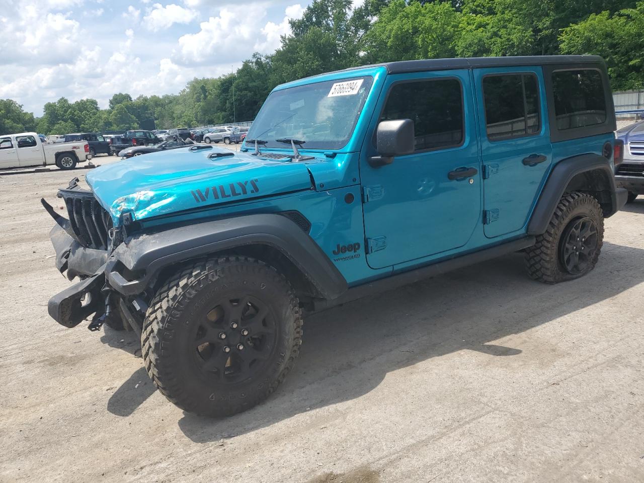 2020 Jeep Wrangler Unlimited Sport for Sale in Ellwood City, PA - Rollover