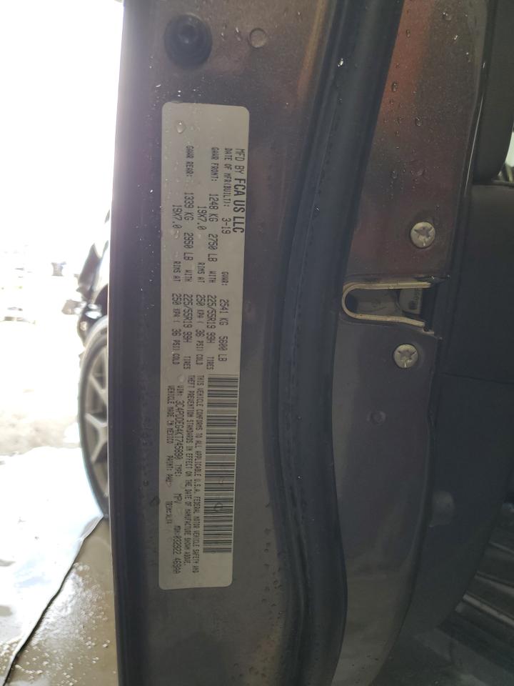 2019 Dodge Journey Gt VIN: 3C4PDDEG4KT745890 Lot: 59648114