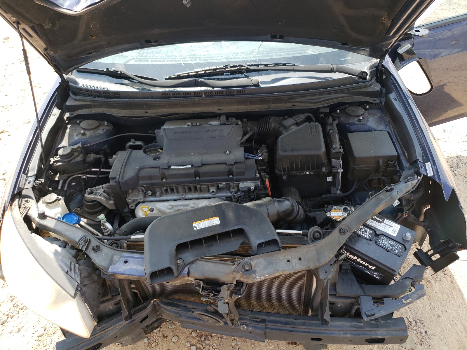 KMHDU4AD9AU177800 2010 Hyundai Elantra Blue