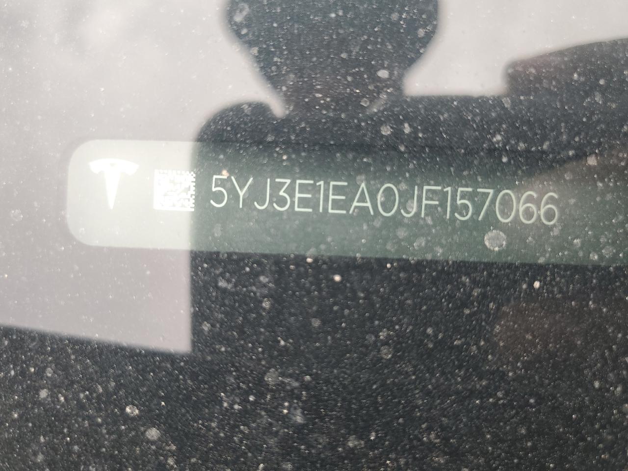 2018 Tesla Model 3 VIN: 5YJ3E1EA0JF157066 Lot: 60421944