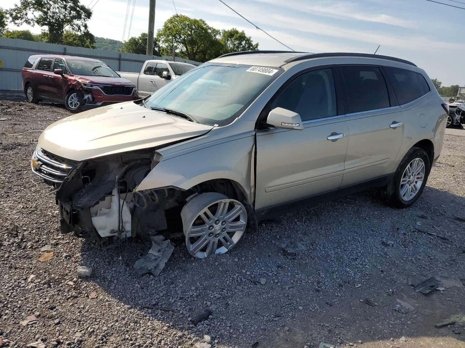 2014 Chevrolet Traverse Lt vin: 1GNKRGKDXEJ238258