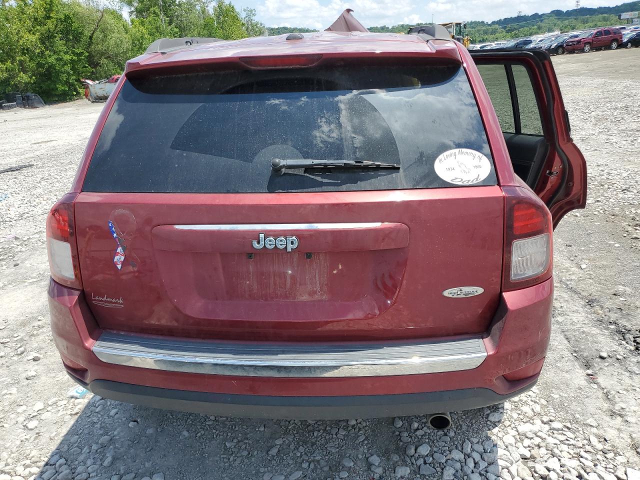 2017 Jeep Compass Latitude VIN: 1C4NJCEB6HD185058 Lot: 57174794