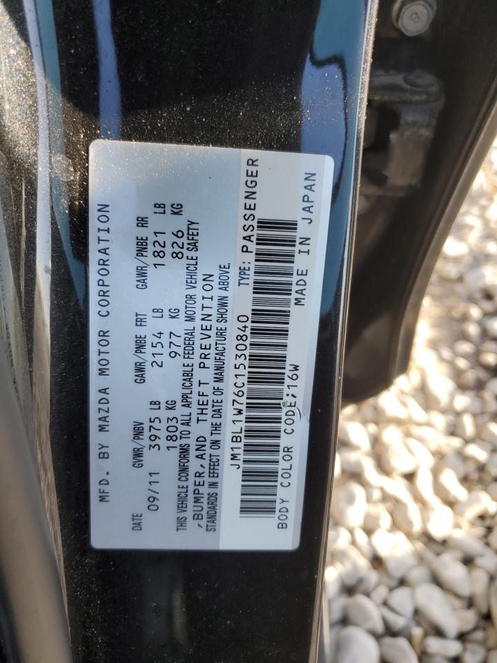 2012 Mazda 3 I VIN: JM1BL1W76C1530840 Lot: 58657434