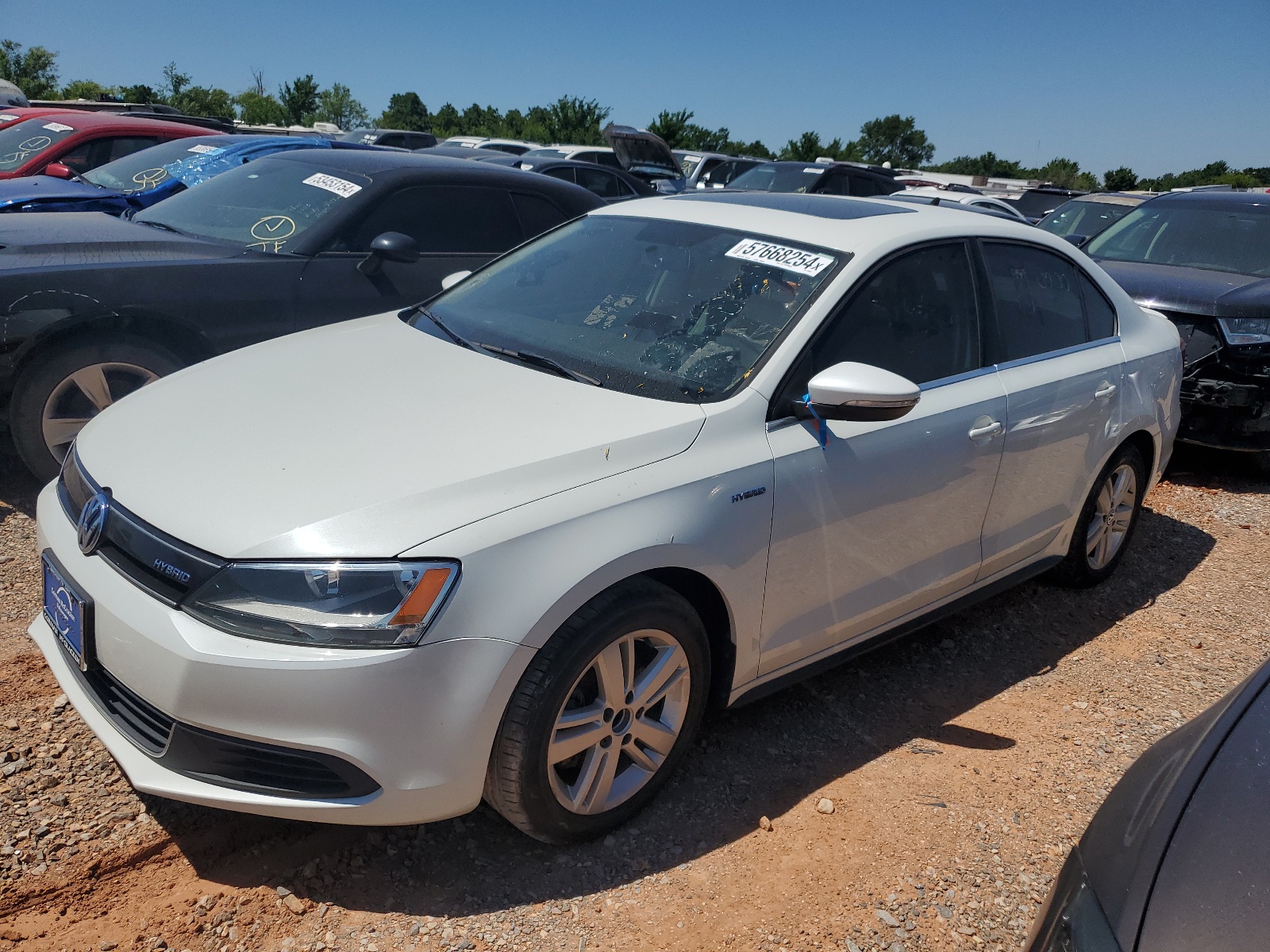 2014 Volkswagen Jetta Hybrid vin: 3VW637AJ1EM213445