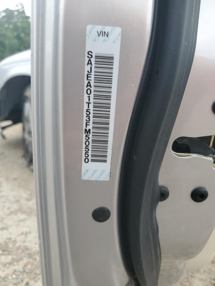 2003 Jaguar S-Type VIN: SAJEA01T53FM50550 Lot: 59693354