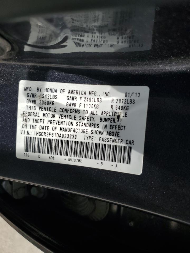 1HGCR3F81DA023239 2013 Honda Accord Exl