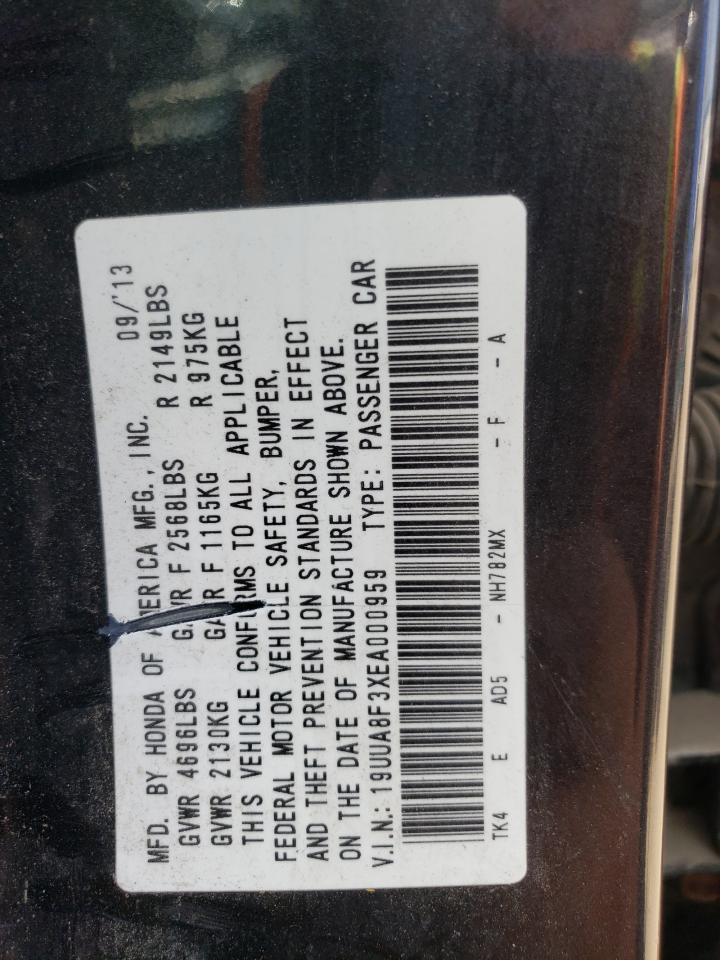 VIN 19UUA8F3XEA000959 2014 ACURA TL no.12