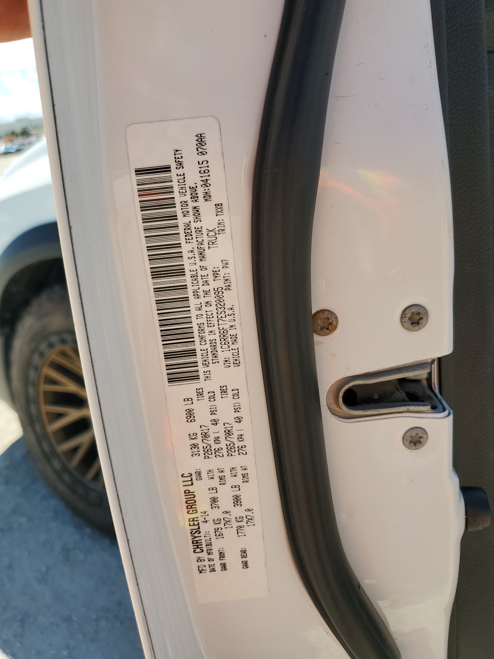 1C6RR6FT7ES320095 2014 Ram 1500 St