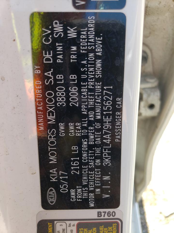 2017 Kia Forte Lx VIN: 3KPFL4A79HE156271 Lot: 60552234