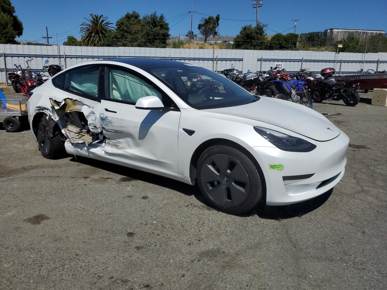 VIN 5YJ3E1EA4PF464734 2023 TESLA MODEL 3 no.4