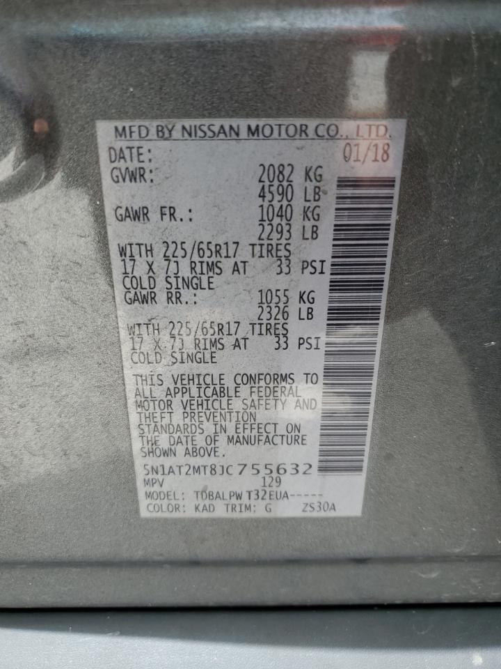 5N1AT2MT8JC755632 2018 NISSAN ROGUE - Image 15