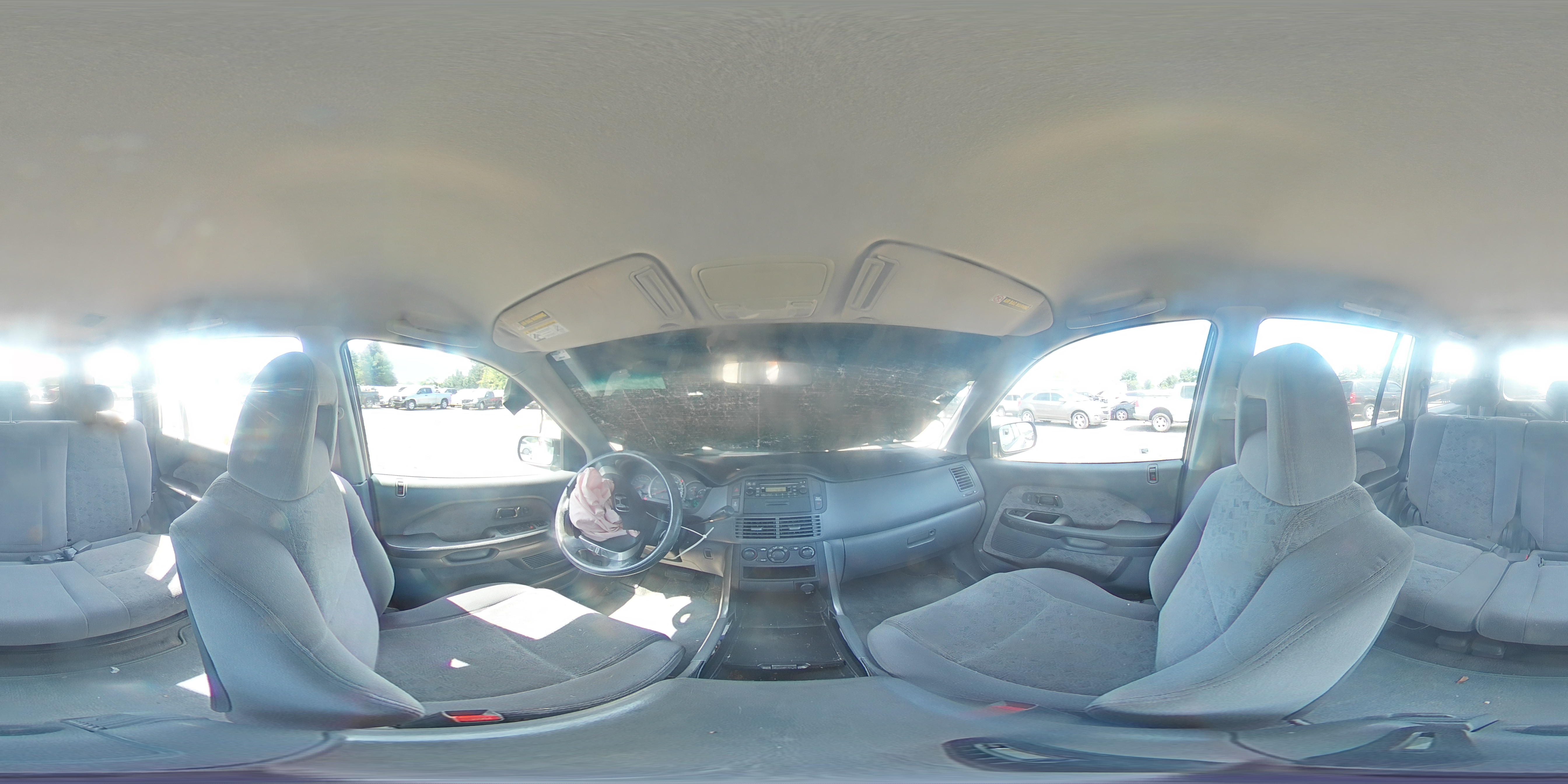 2005 Honda Pilot Lx VIN: 2HKYF18105H549437 Lot: 59294934