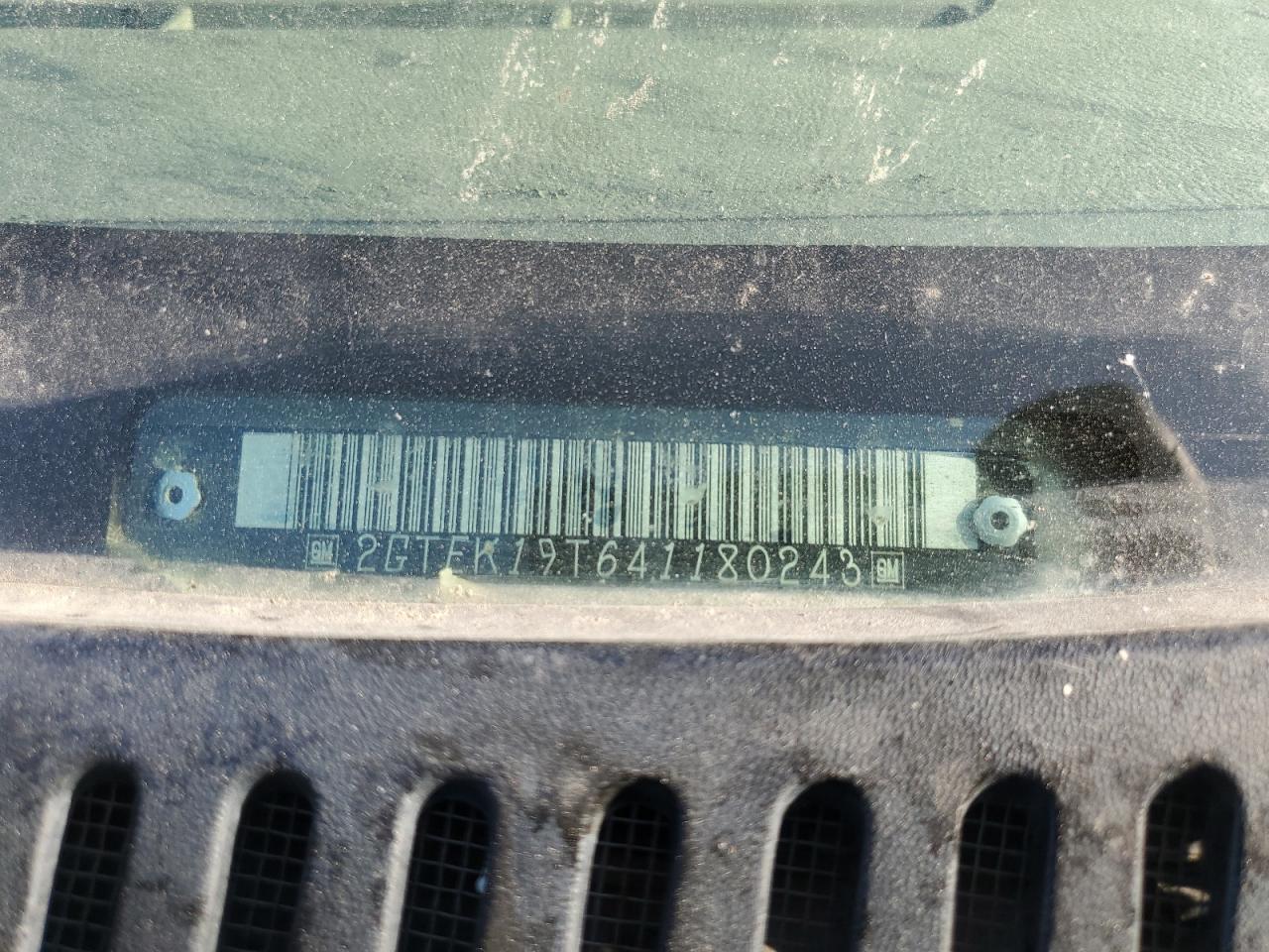 2004 GMC New Sierra K1500 VIN: 2GTEK19T641180243 Lot: 59726204