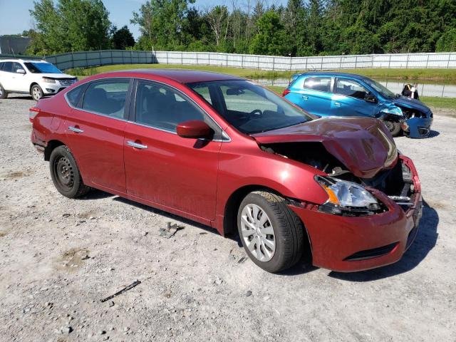  NISSAN SENTRA 2015 Czerwony