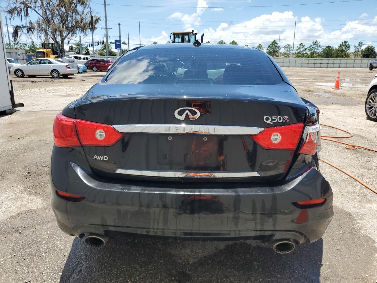 2017 Infiniti Q50 Red Sport 400 VIN: JN1FV7AR1HM872003 Lot: 60909364