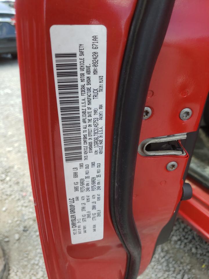 2012 Dodge Ram 1500 Slt VIN: 1C6RD6LT9CS145753 Lot: 60050334