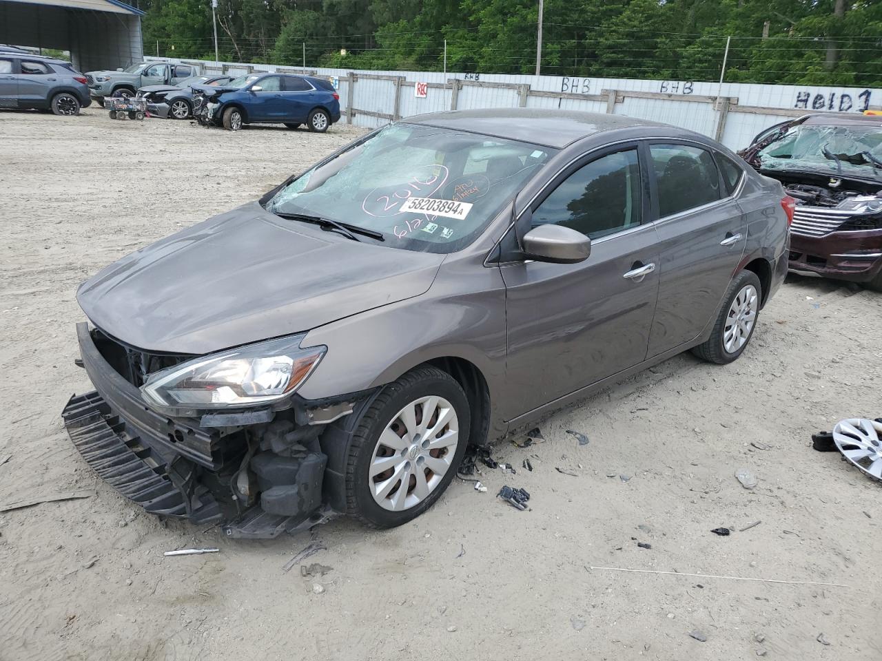 VIN 3N1AB7AP9GL646124 2016 NISSAN SENTRA no.1