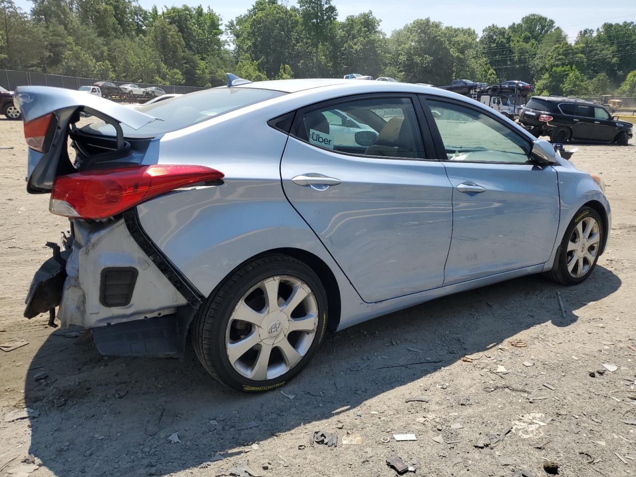 2012 Hyundai Elantra Gls VIN: KMHDH4AE6CU491212 Lot: 58930374