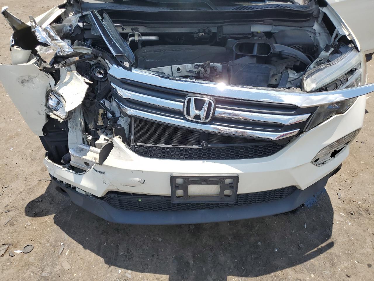 2017 Honda Pilot Lx VIN: 5FNYF6H13HB029281 Lot: 59317084