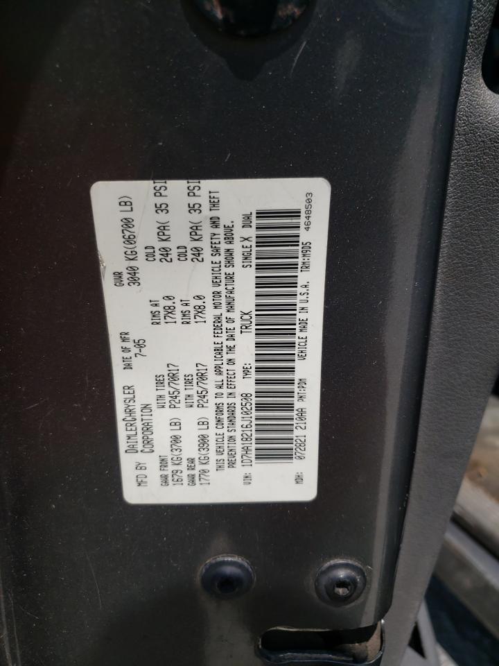 2006 Dodge Ram 1500 St VIN: 1D7HA18216J102508 Lot: 59105214