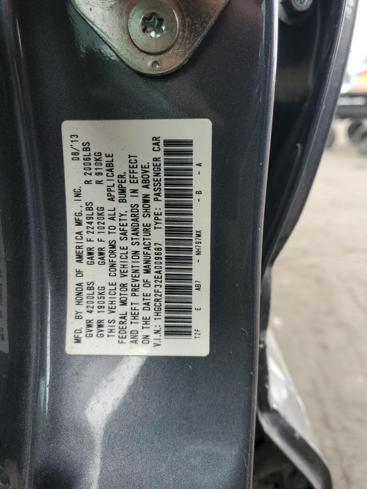 1HGCR2F32EA009687 2014 Honda Accord Lx