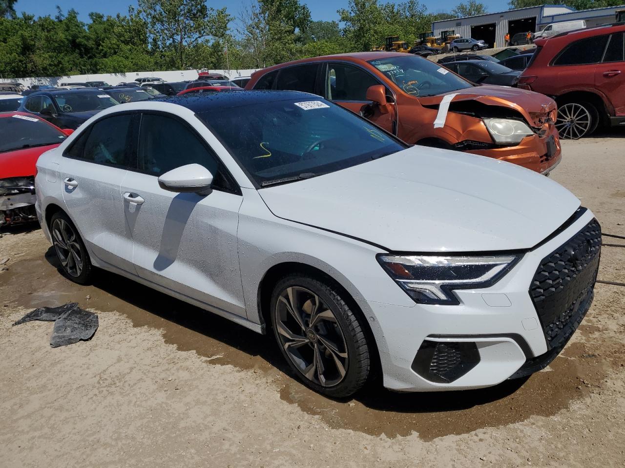 2023 Audi A3 Premium Plus VIN: WAUHUDGY4PA077028 Lot: 57977524