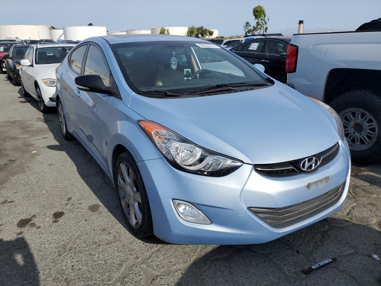 2012 Hyundai Elantra Gls VIN: KMHDH4AE3CU245816 Lot: 58320914