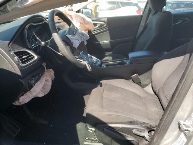 Sedans CHRYSLER 200 2015 Srebrny