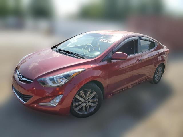 Седани HYUNDAI ELANTRA 2014 Бургунді