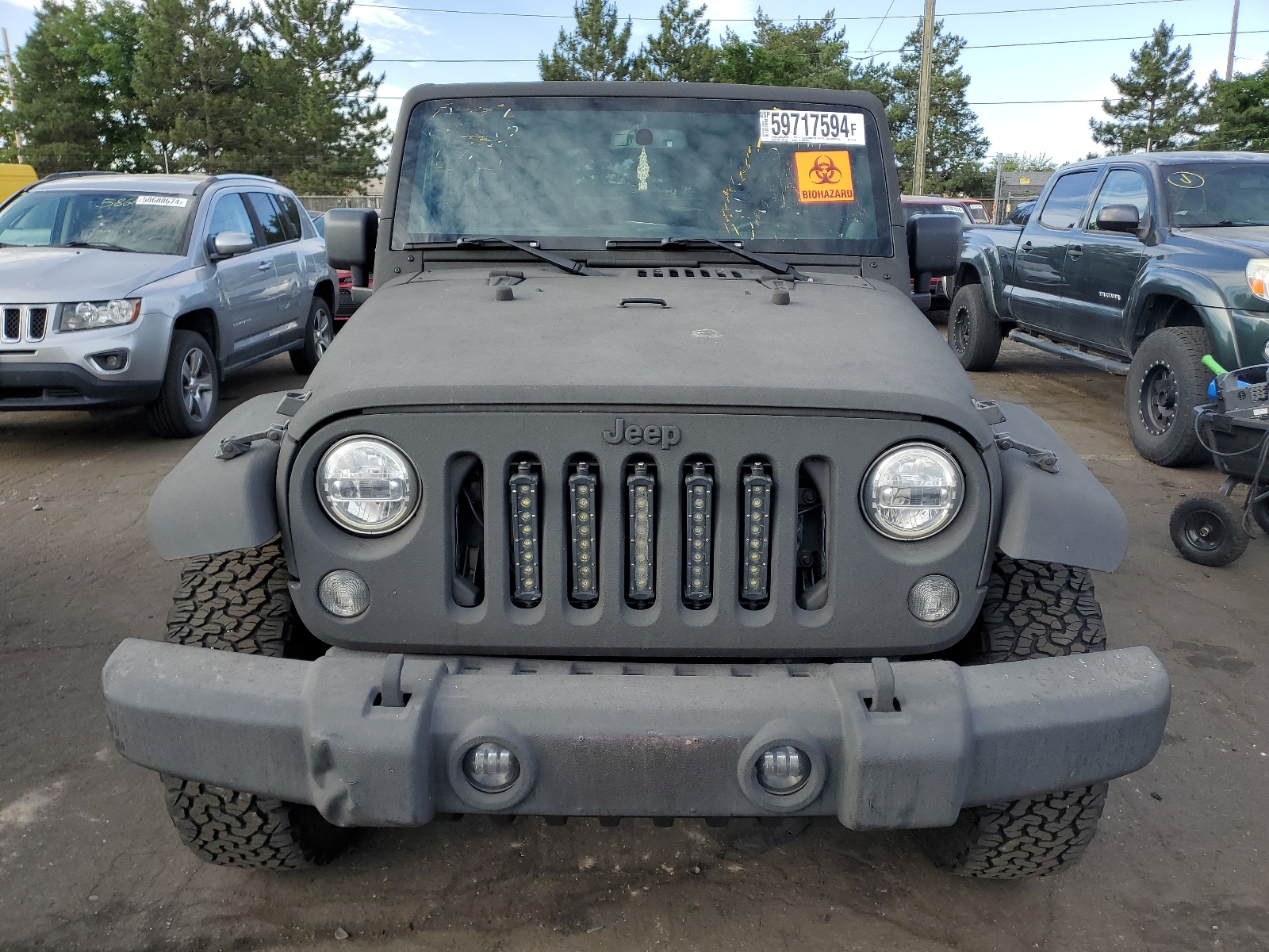 2014 Jeep Wrangler Sport vin: 1C4AJWAG3EL117108