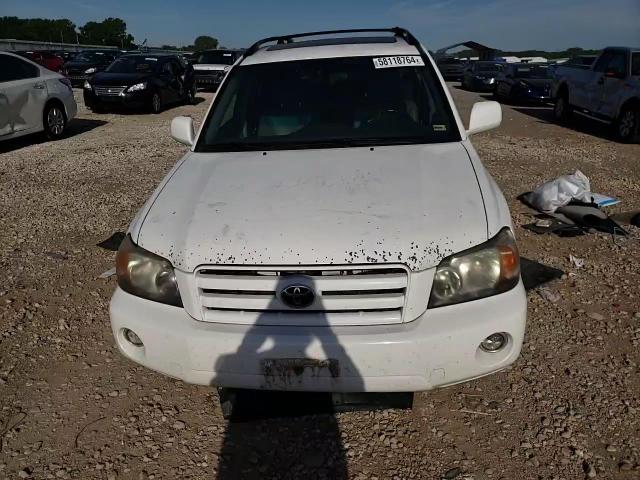 2006 Toyota Highlander Limited VIN: JTEEP21A060150585 Lot: 58118764