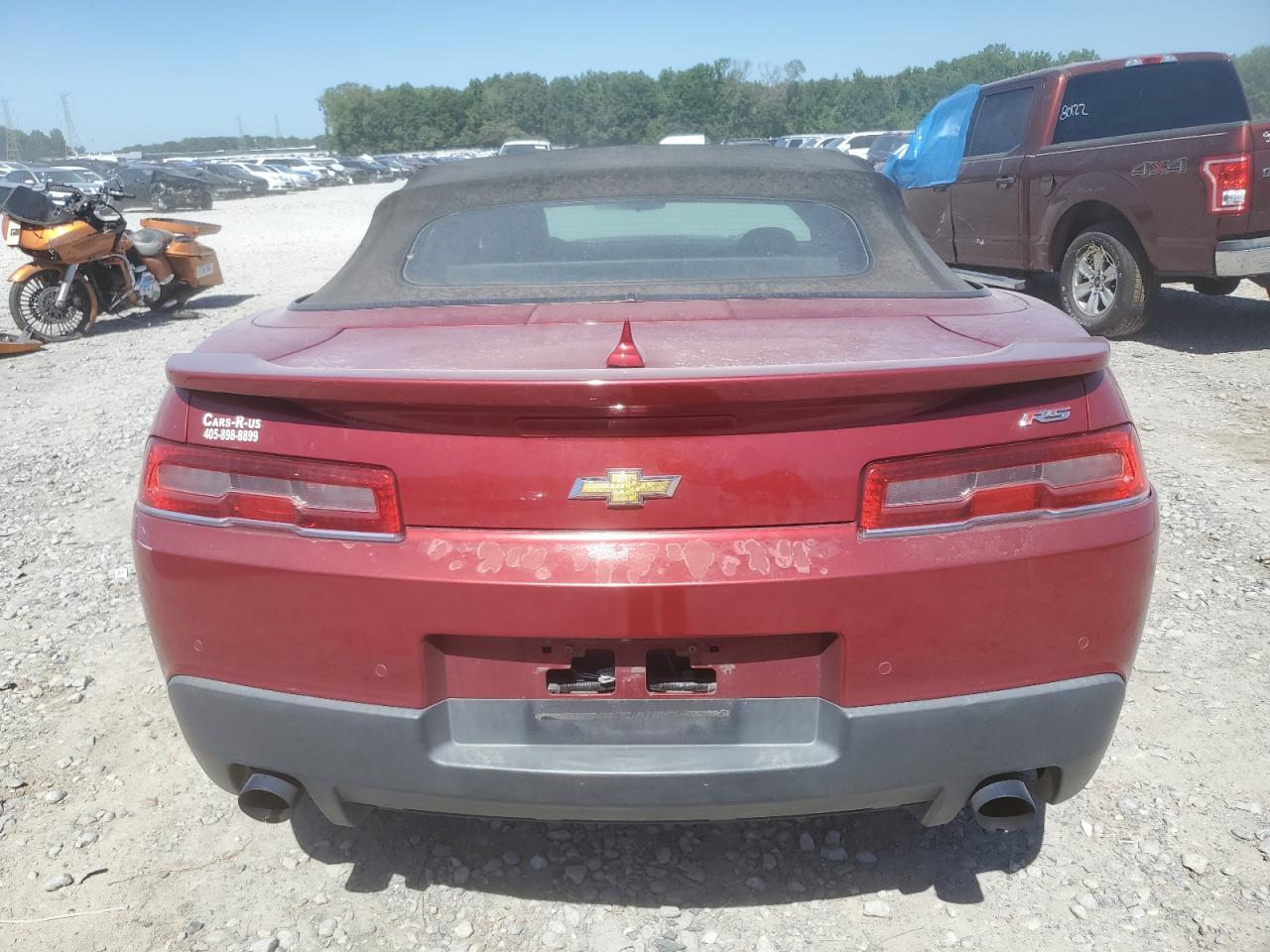 2014 Chevrolet Camaro Lt VIN: 2G1FB3D3XE9252161 Lot: 57964634