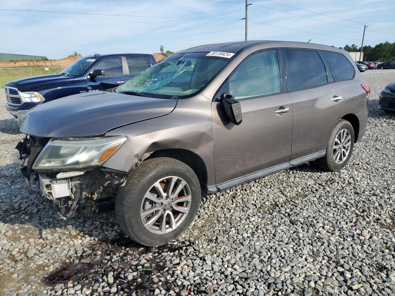 2013 Nissan Pathfinder S VIN: 5N1AR2MNXDC655973 Lot: 58139424