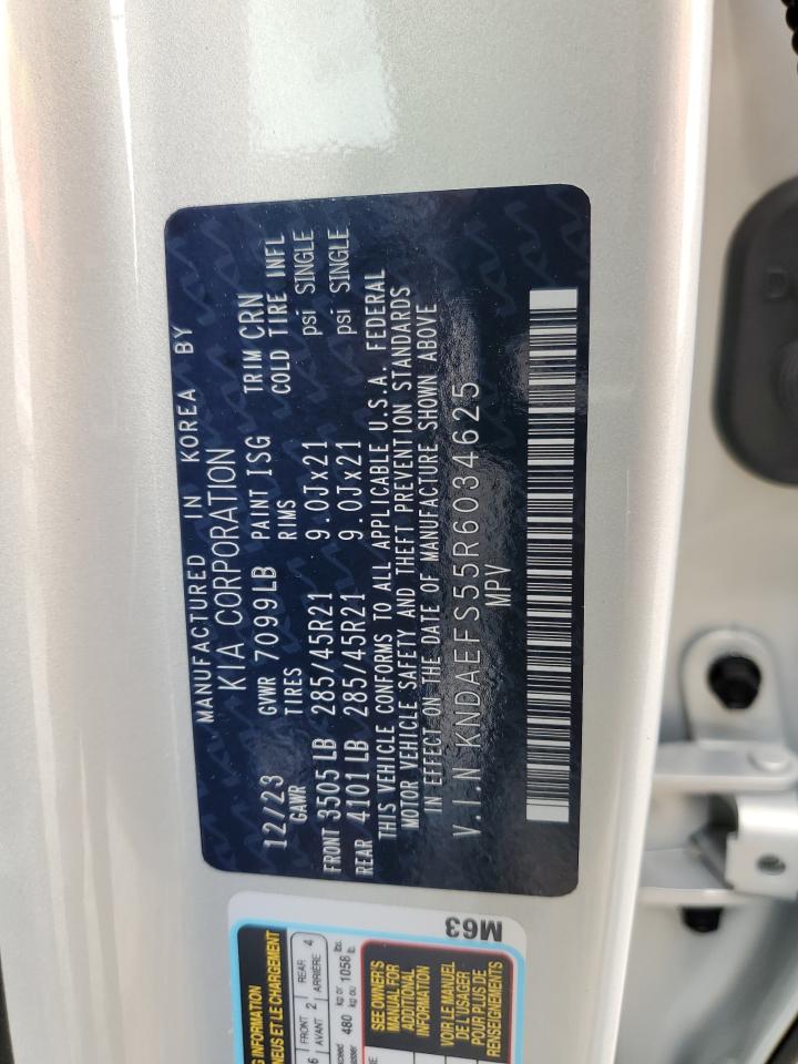 2024 Kia Ev9 Gt Line VIN: KNDAEFS55R6034625 Lot: 57915154