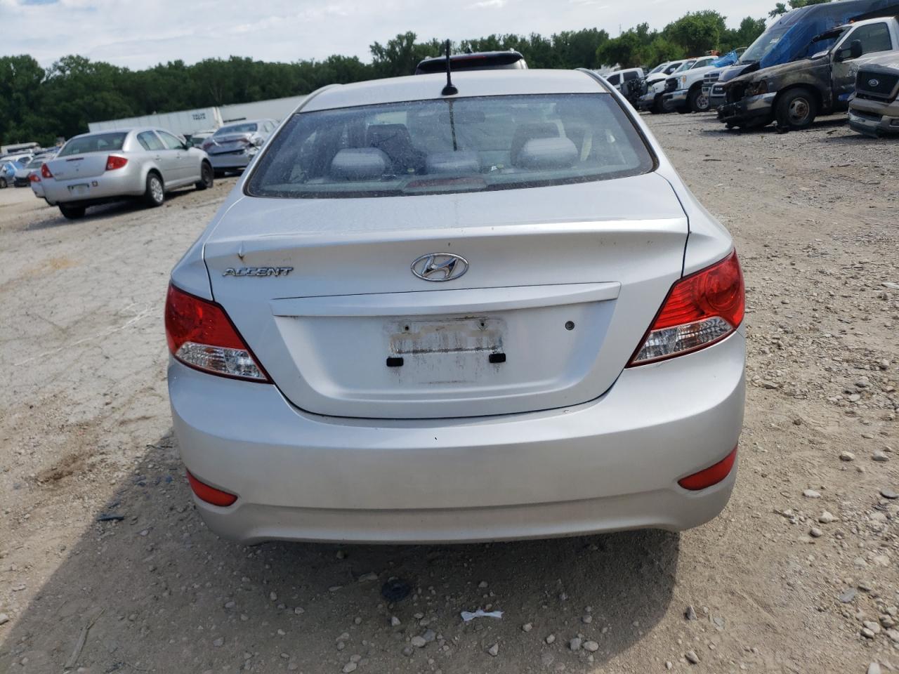 2013 Hyundai Accent Gls VIN: KMHCT4AE2DU386596 Lot: 57258764