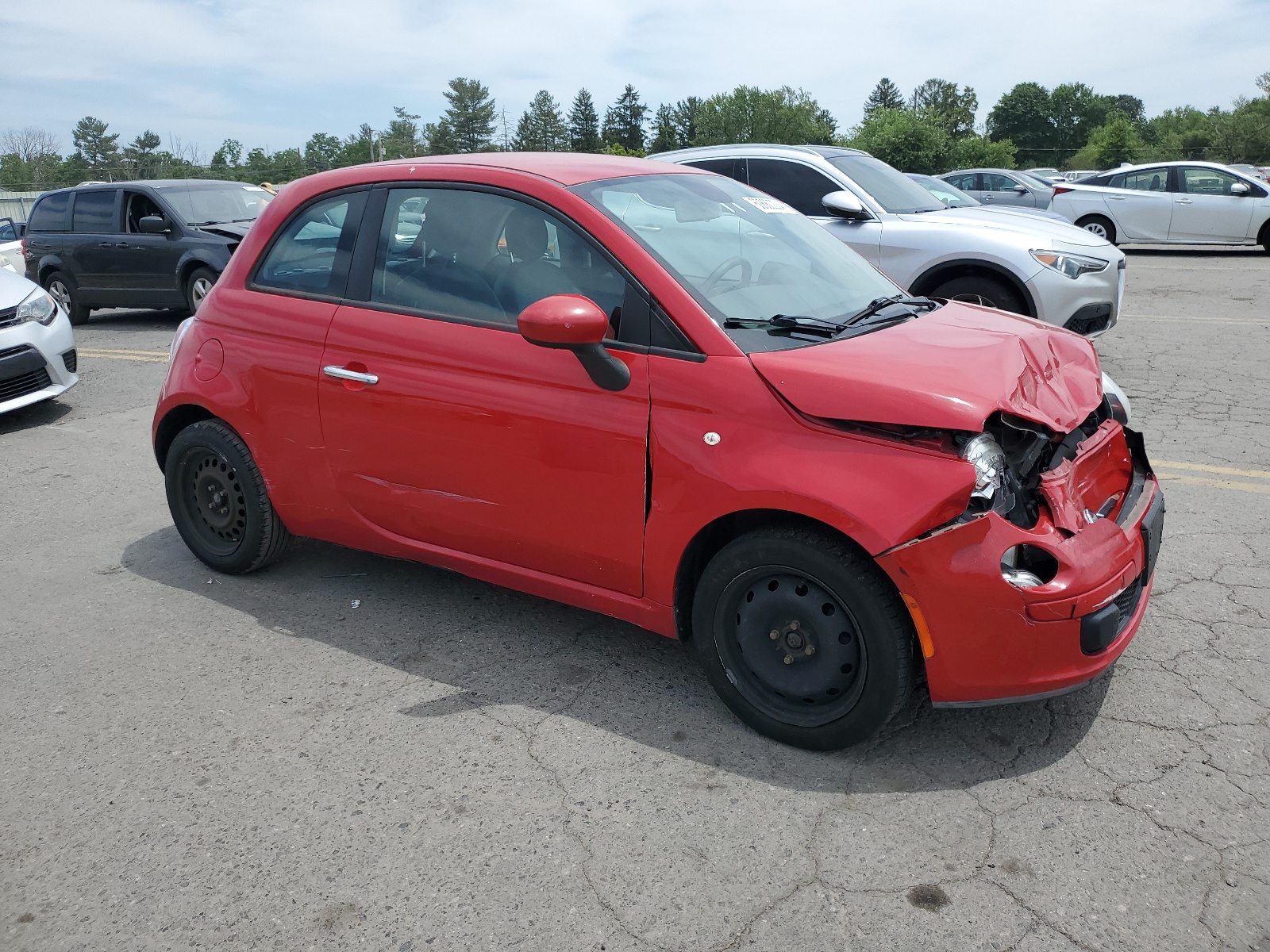 2013 Fiat 500 Pop vin: 3C3CFFAR6DT739155