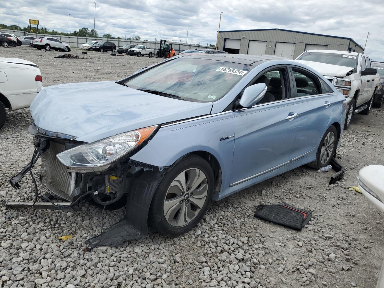 2013 Hyundai Sonata Hybrid იყიდება Bridgeton-ში, MO - Front End