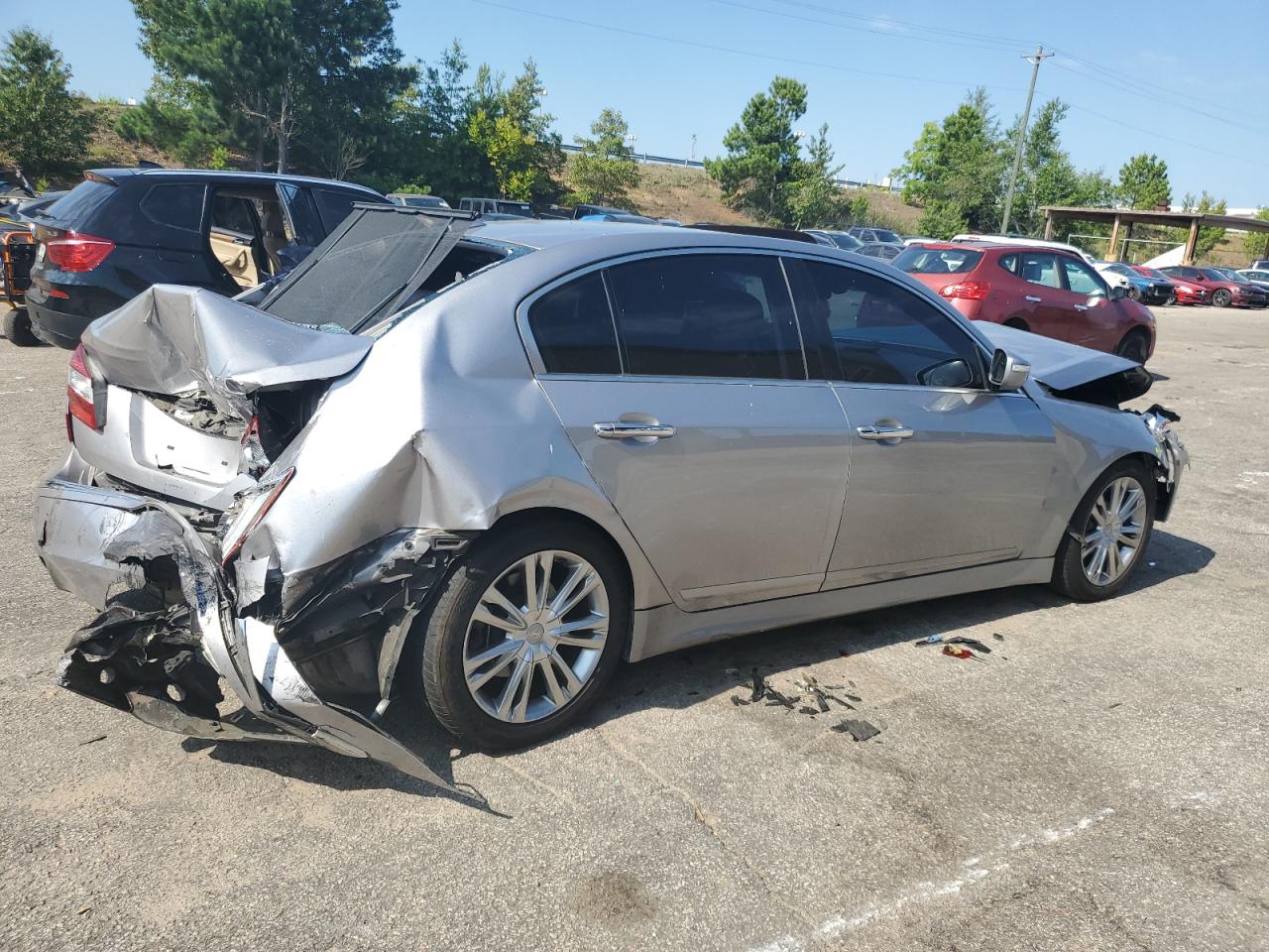 2013 Hyundai Genesis 3.8L VIN: KMHGC4DD1DU250416 Lot: 60429464