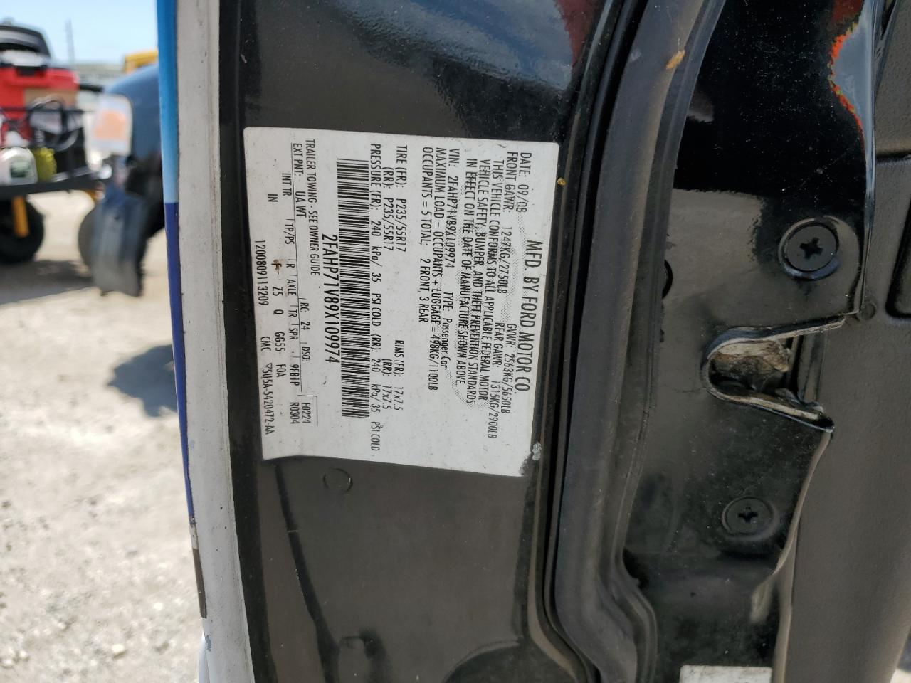 2009 Ford Crown Victoria Police Interceptor VIN: 2FAHP71V89X109974 Lot: 55082174