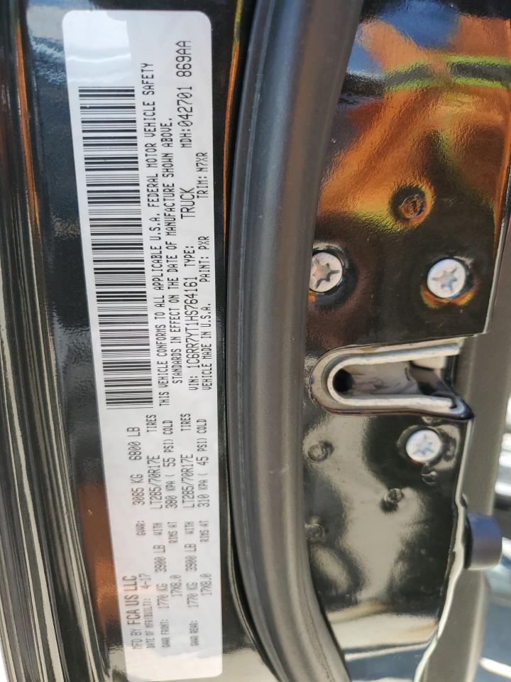 2017 Ram 1500 Rebel VIN: 1C6RR7YT1HS764161 Lot: 58742874