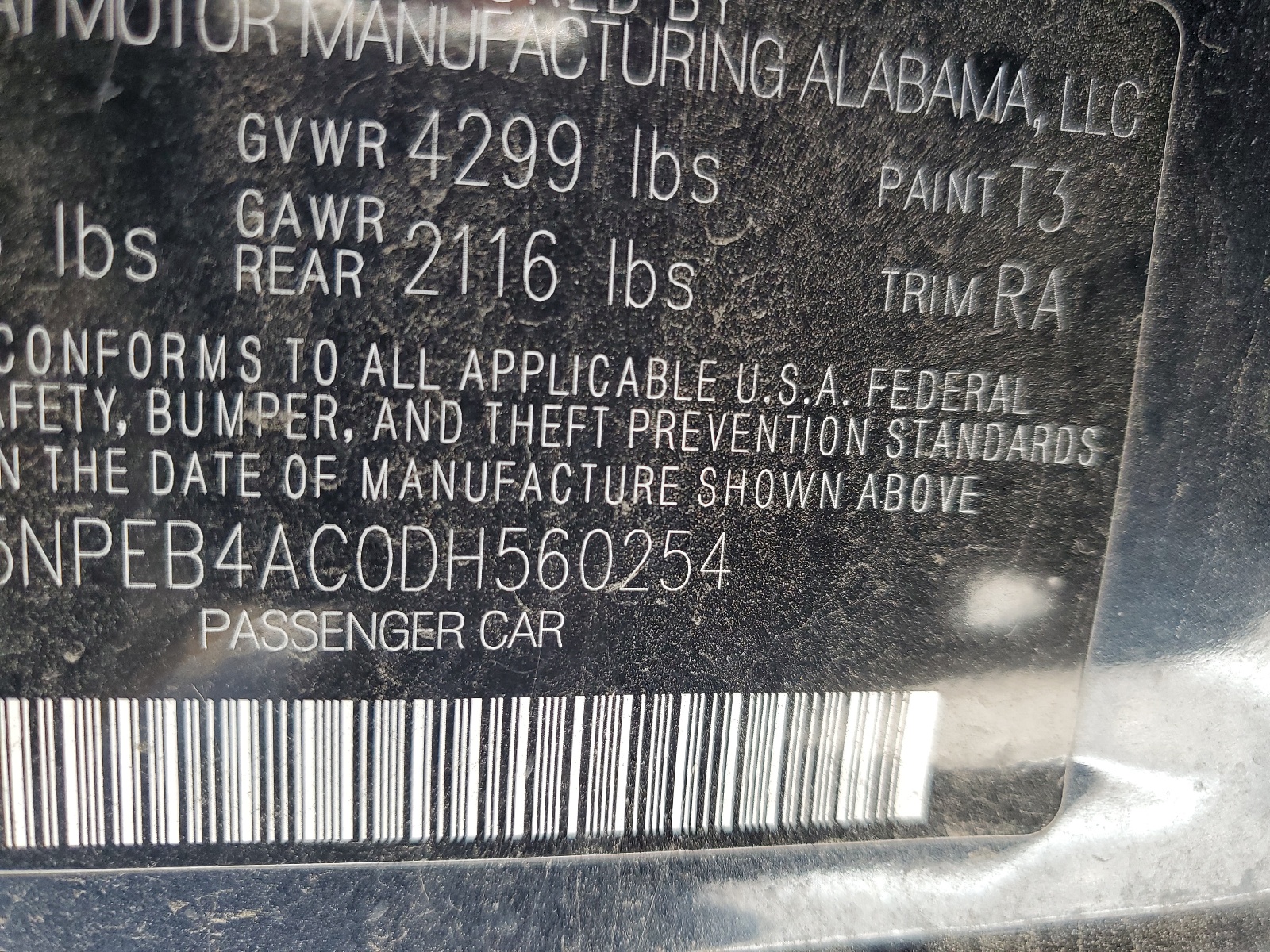 5NPEB4AC0DH560254 2013 Hyundai Sonata Gls