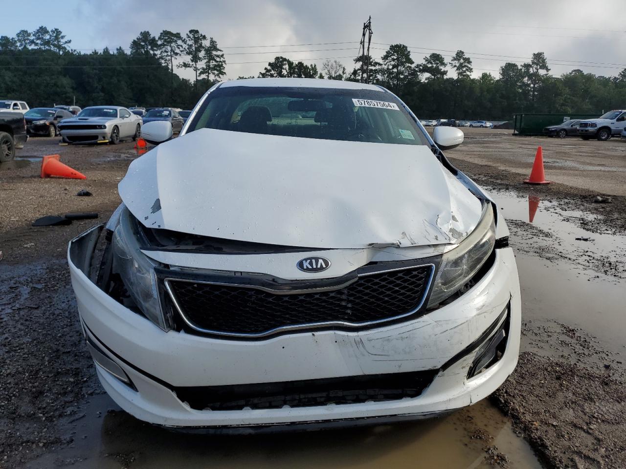 2014 Kia Optima Lx VIN: 5XXGM4A70EG260801 Lot: 58346934