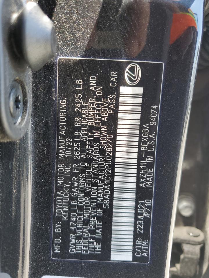 58ADA1C12PU028270 Lexus ES300 ES 300H BA 14