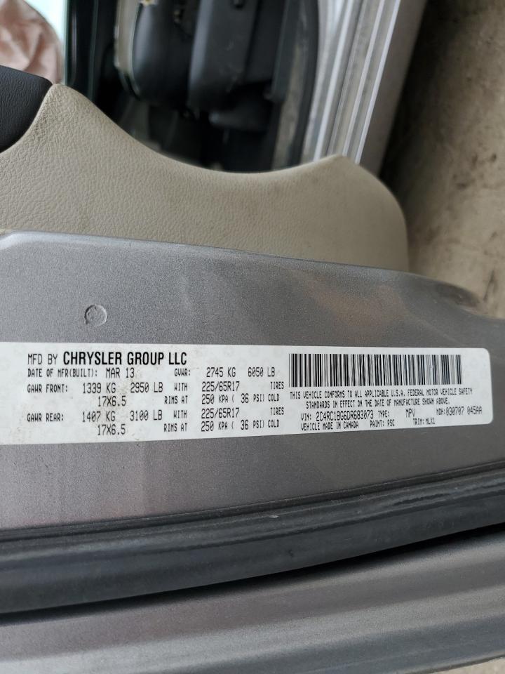 2013 Chrysler Town & Country Touring VIN: 2C4RC1BG6DR683073 Lot: 60631124